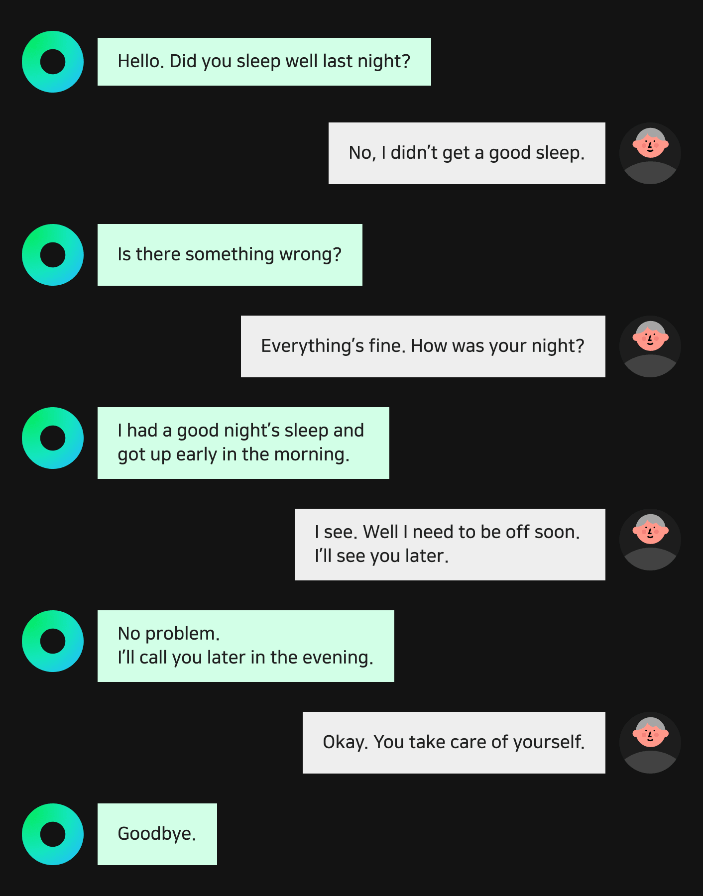Example of dialogue generated with HyperCLOVA
